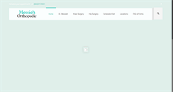Desktop Screenshot of messiehorthopedic.com